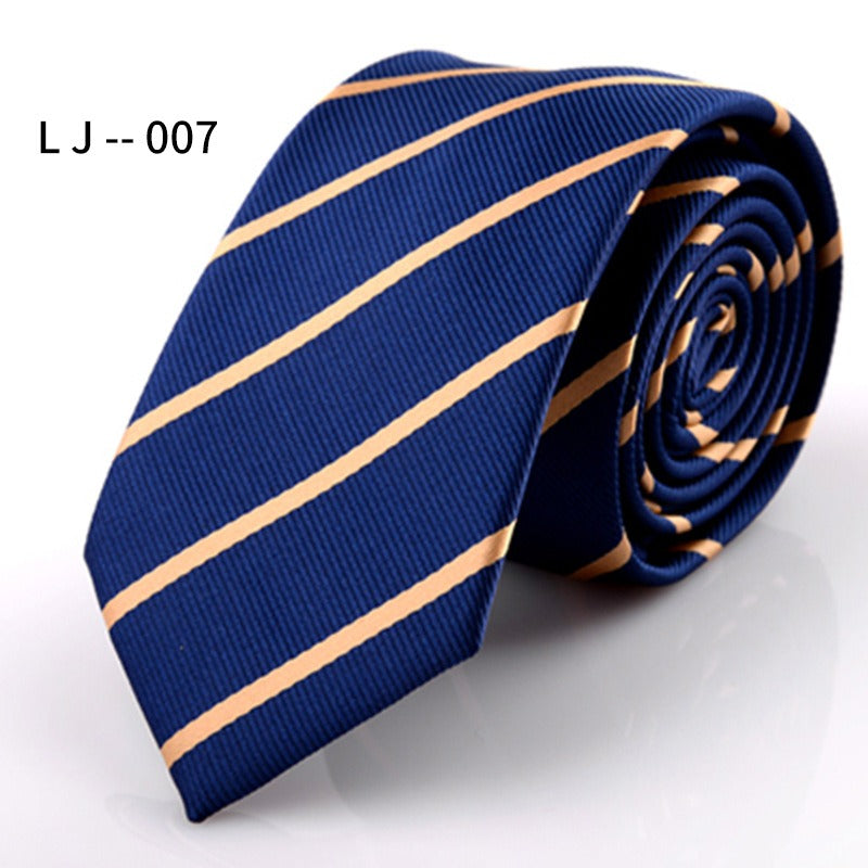 Men's Accessories Men's 6CM Tie Color blocked Adult Business Casual Tie