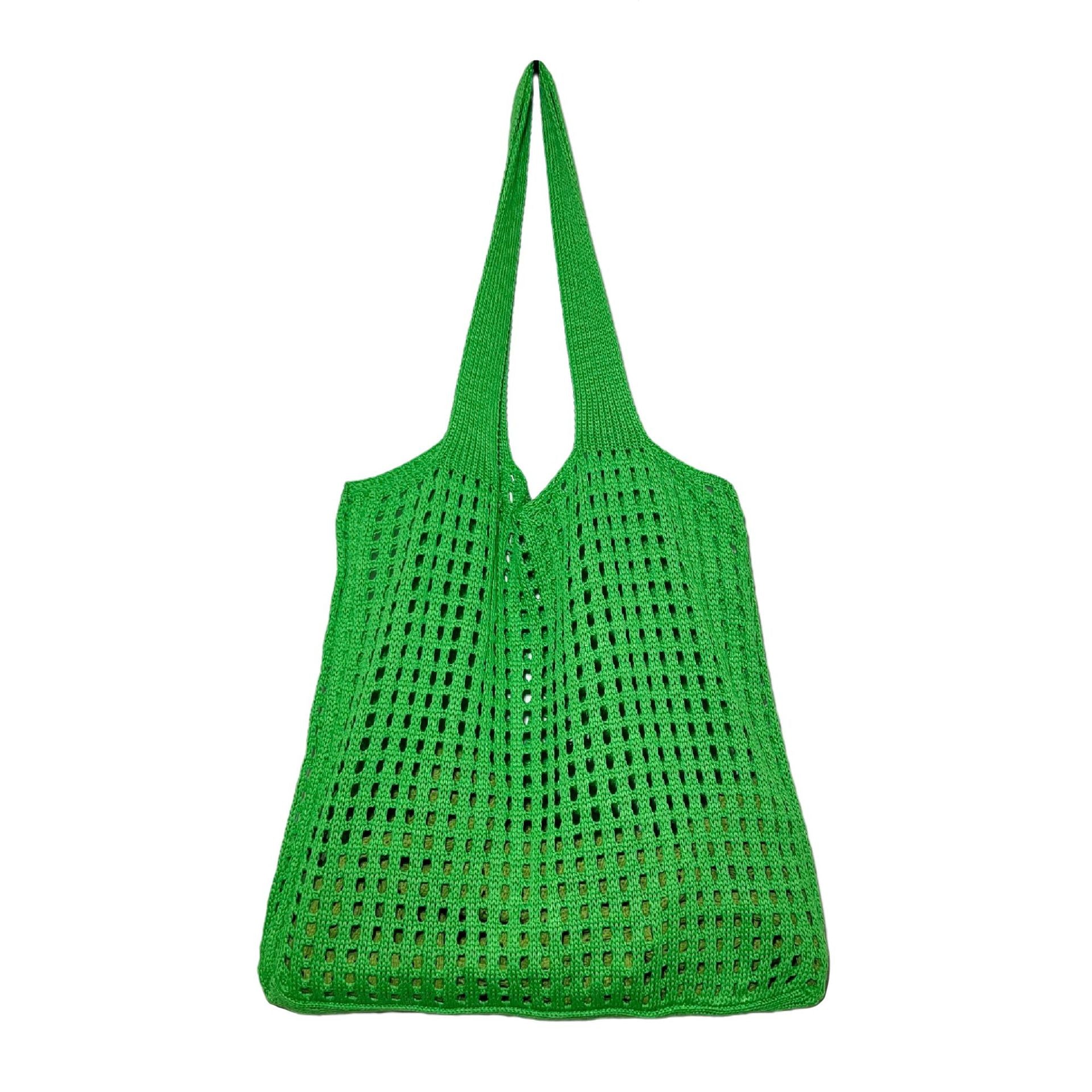 New Knitted Bag Hollow Bag Simple Bag Shoulder Bag Beach Bag Handbag Women's Bag