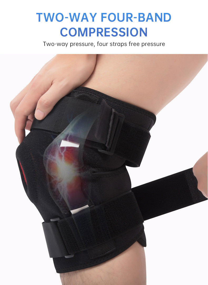 Adjustable hinged Patella Knee Support Brace for pain relief and knee joint protection