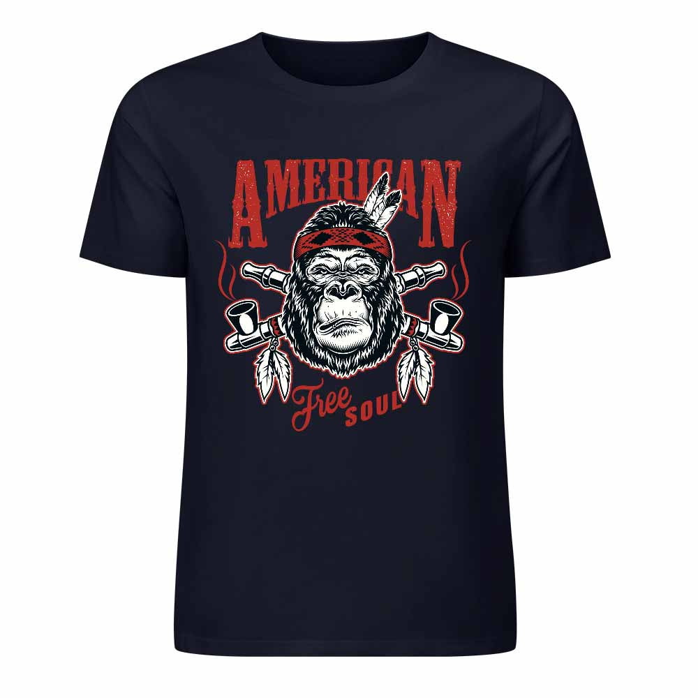 New 2025 Pure cotton short sleeved T-shirt Front print Multiple colors