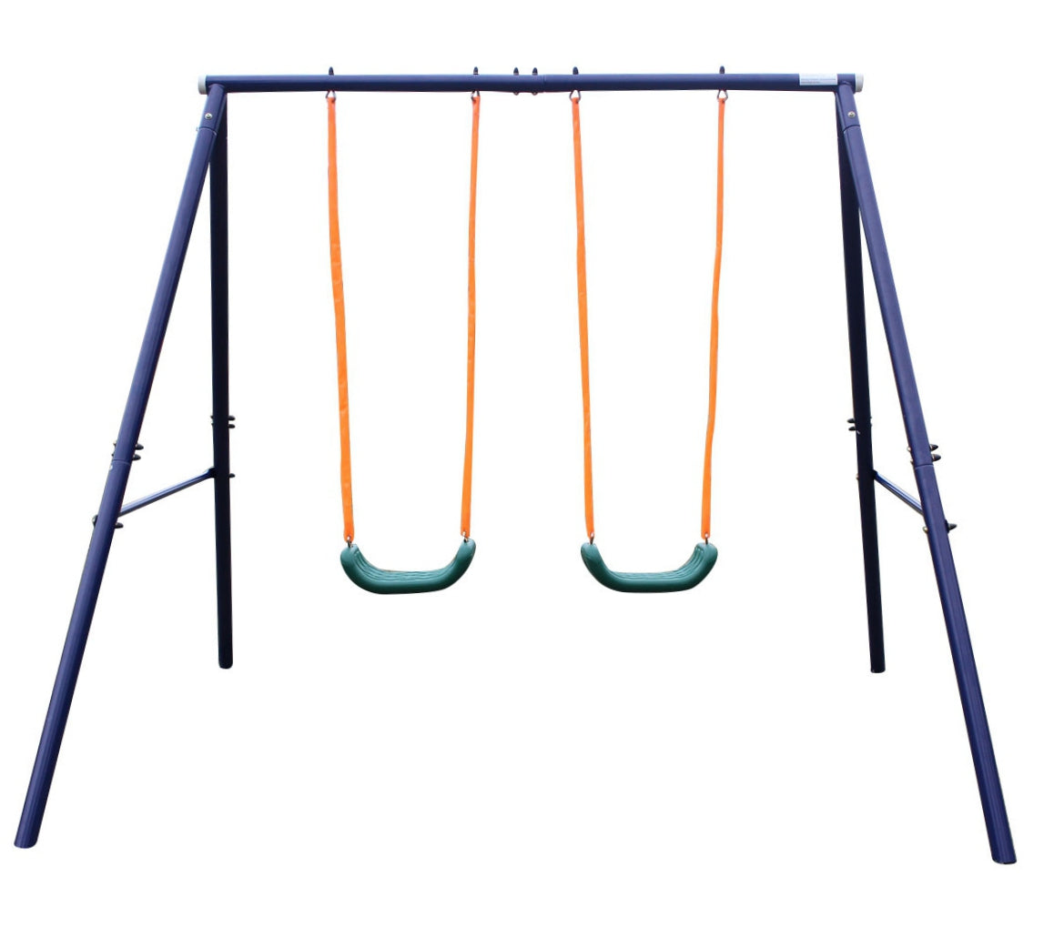 Two Station Swing Set for Children