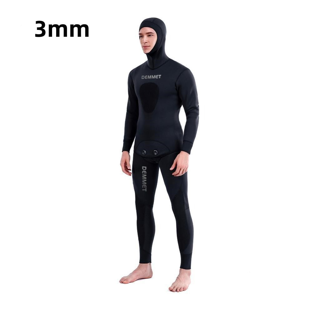 New 3MM fish hunting camouflage chloroprene rubber split diving suit for men's cold and warm free surfing suit