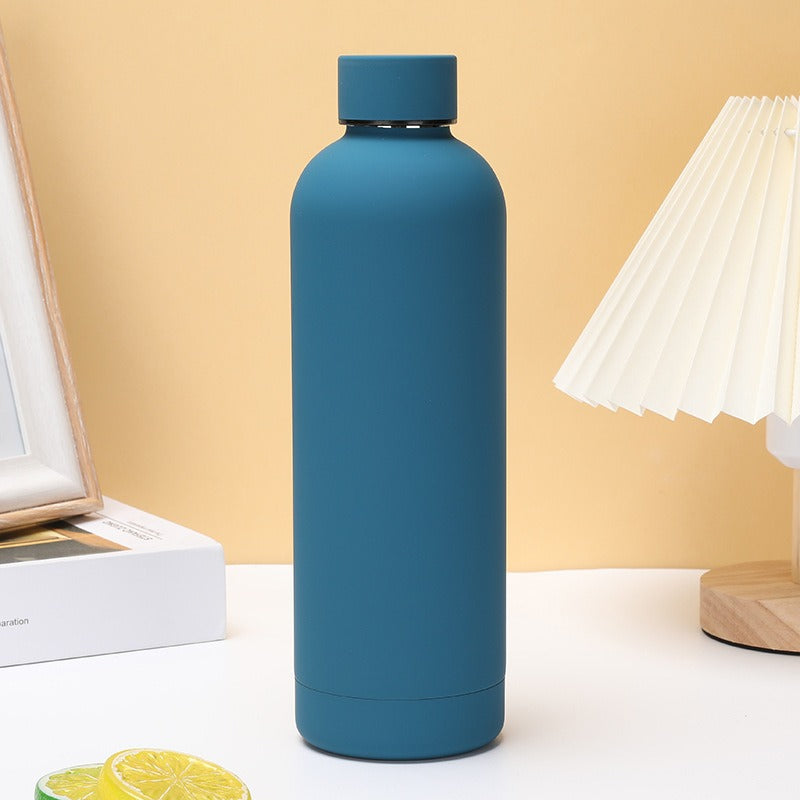 Insulated steel water bottle – blue