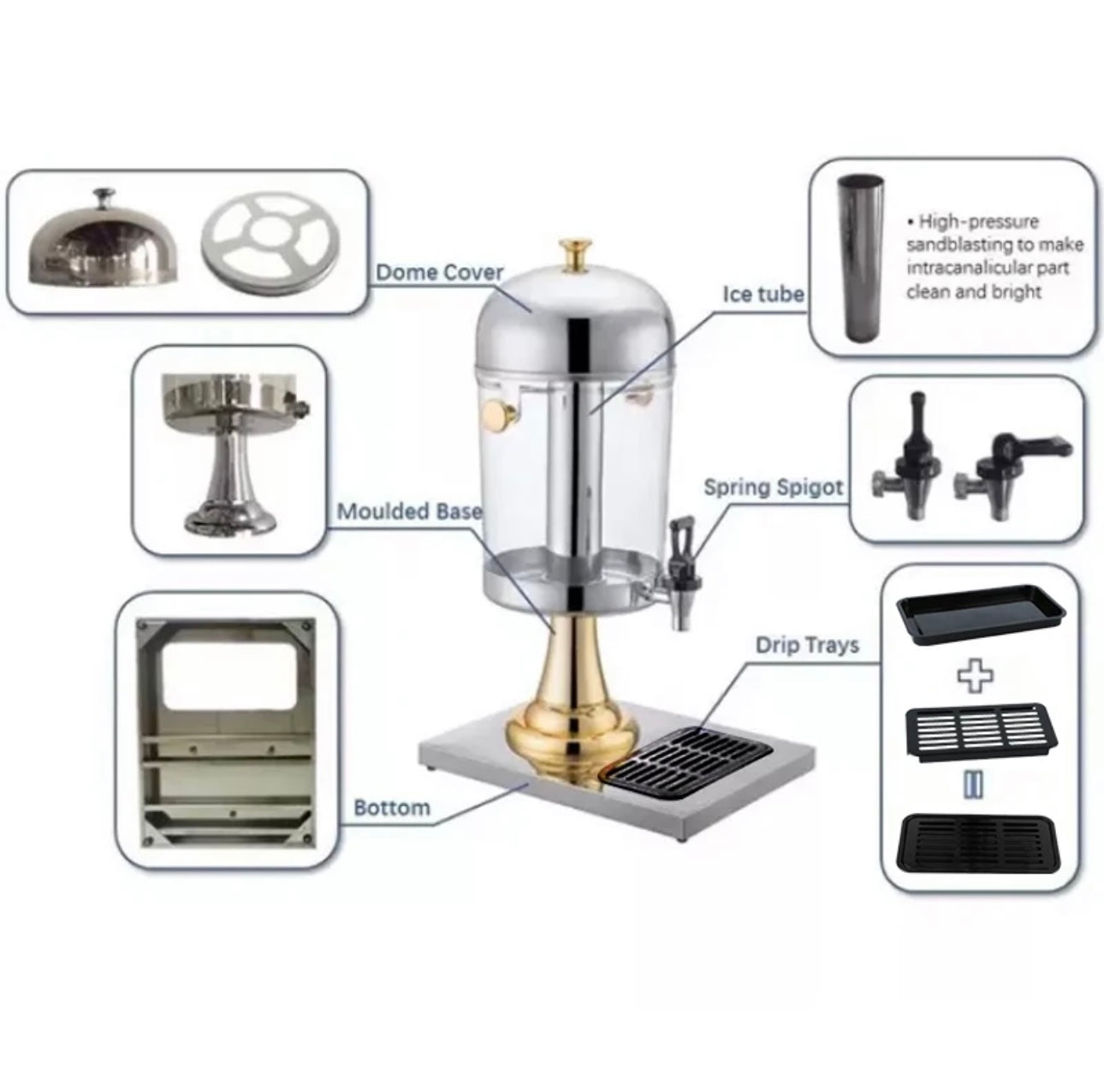 Sidas Hotel Grade Juice Dispenser