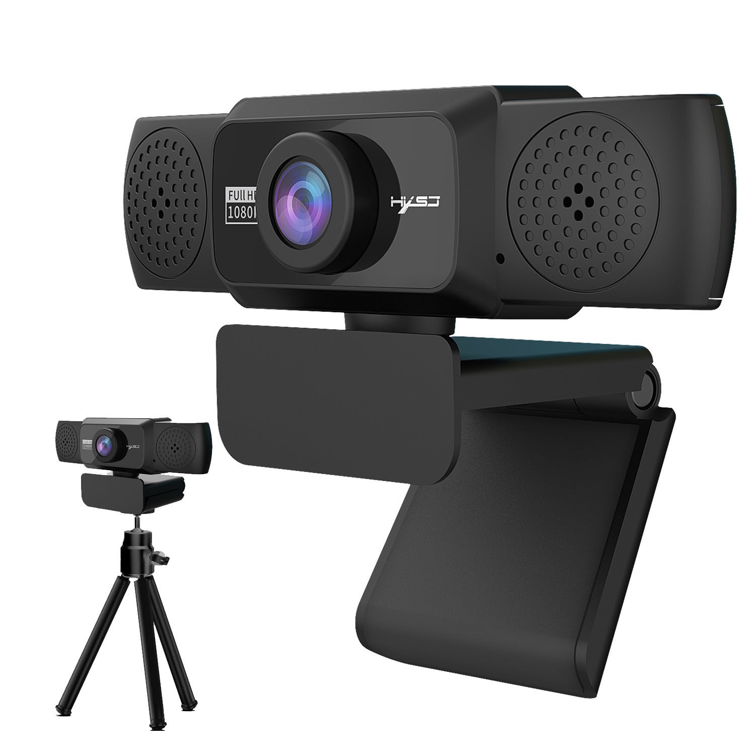 1080P high-definition computer camera with 360 degree rotatable video conferencing and live streaming of online courses