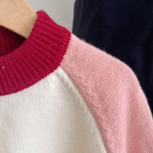 Kids' striped knit sweater