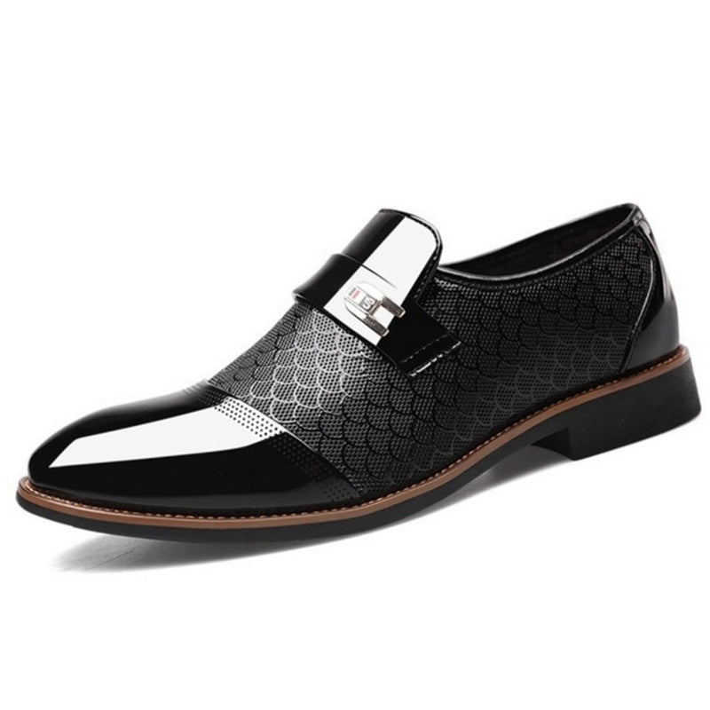 Leather penny loafers