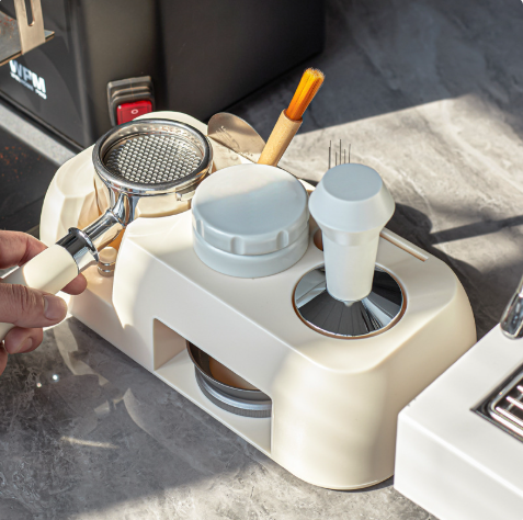Coffee press stand