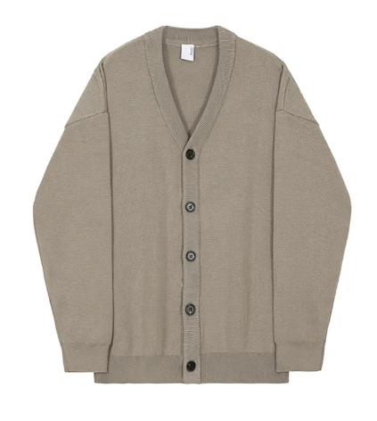 Chunky V-neck cardigan