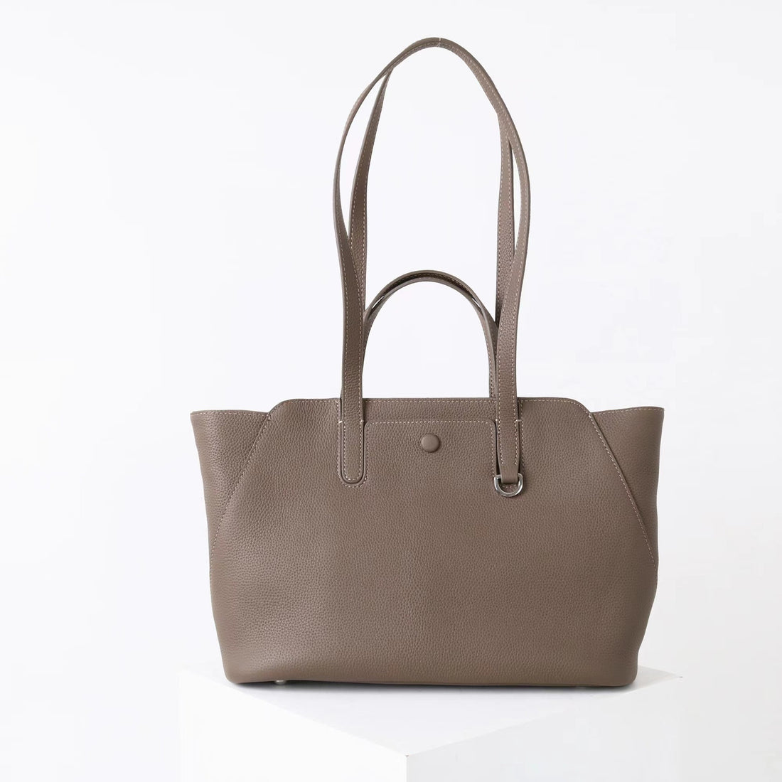 Leather everyday tote