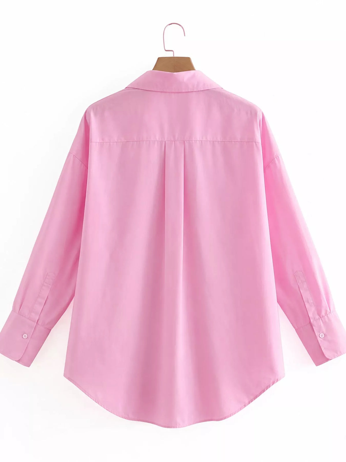 Oversized button-down shirt