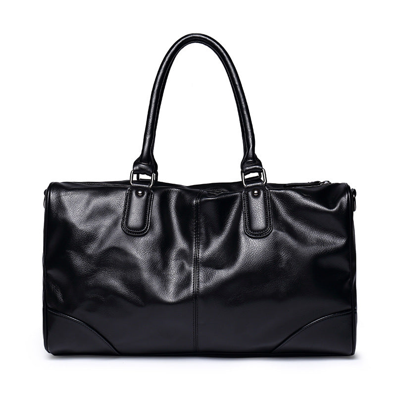 Weekender travel bag, Black, other side