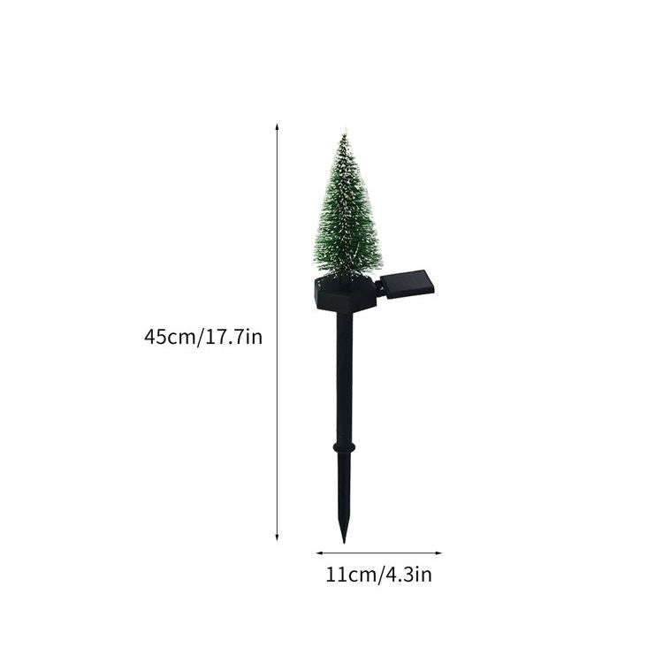 Solar Christmas Decoration Christmas Tree Is Inserted In The Holiday Garden Lawn LED Landscape Lighting