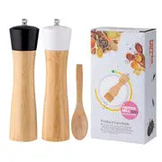 Wooden salt and pepper mills
