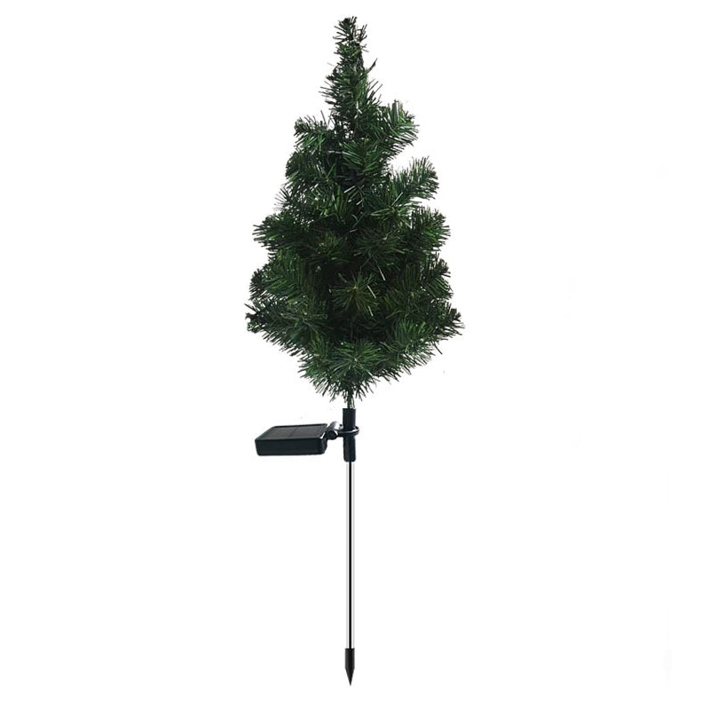 Solar Christmas Tree Lights Ground Insert Lawn LED Color Lights