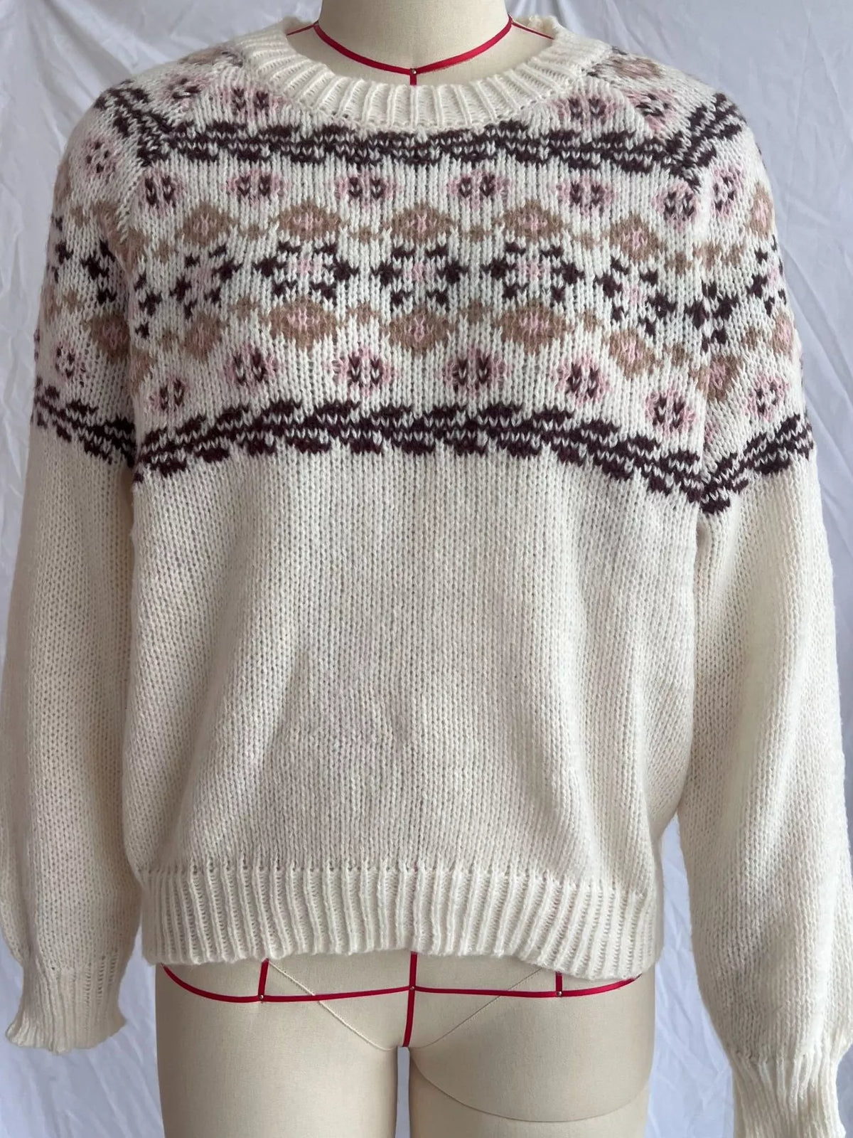 Fair Isle crew sweater