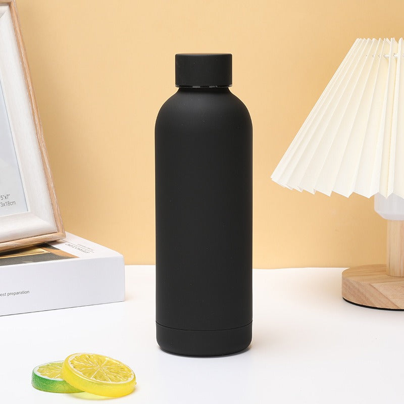 350/500/750ML Double-Wall Stainless Steel Leak-proof Thermal Vacuum Flask Insulated Water Bottle Sports Coffee Straight Body