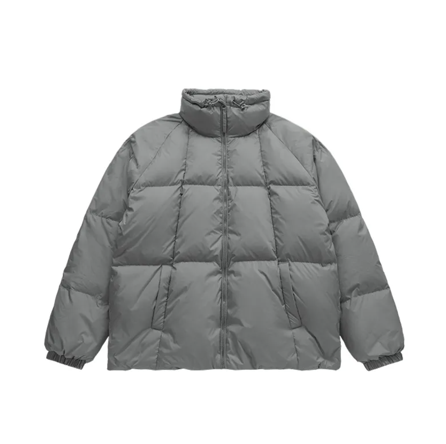 Stand-collar puffer jacket