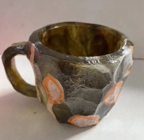 Crystal coffee mug