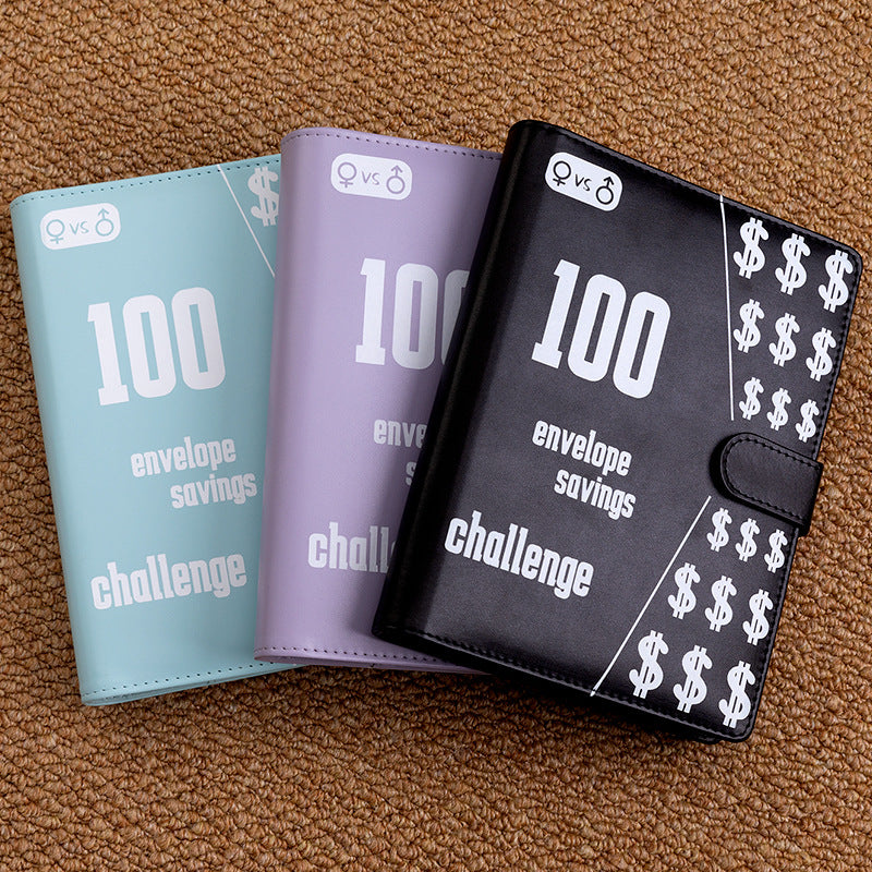 100 Envelope Challenge Binder Couples 100 Day Challenge Savings Savings Notebook