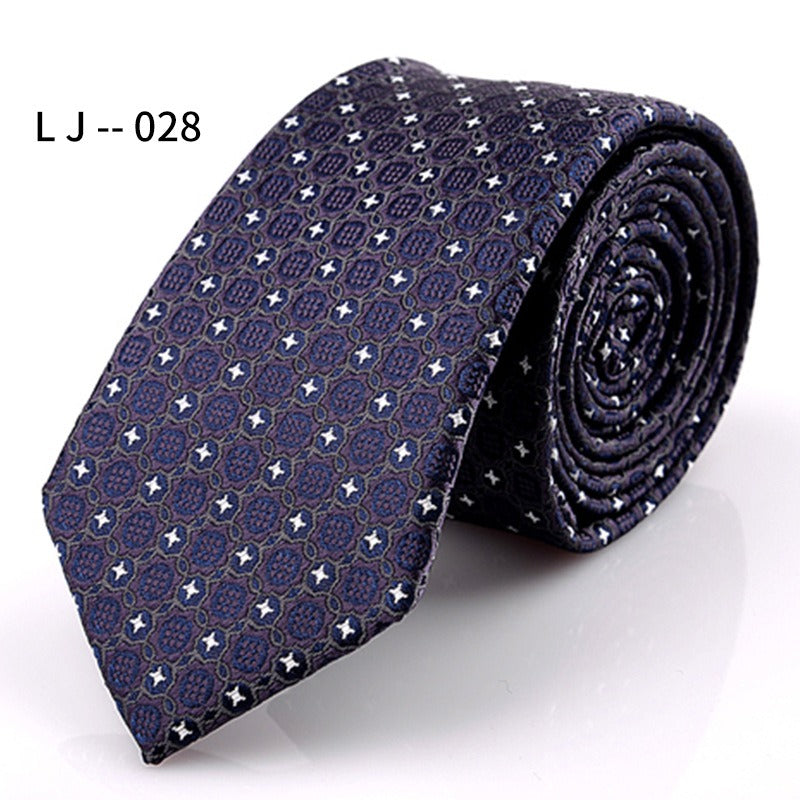 Men's Accessories Men's 6CM Tie Color blocked Adult Business Casual Tie