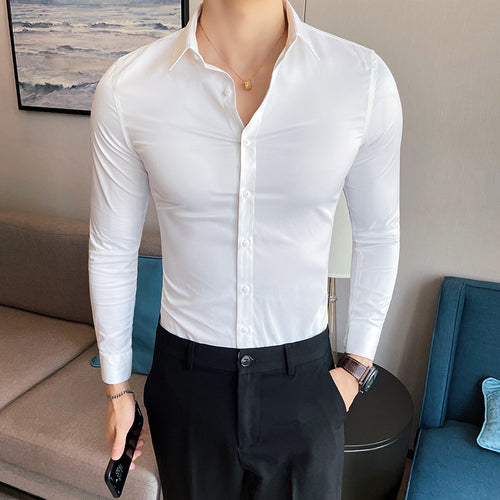 Slim-fit dress shirt