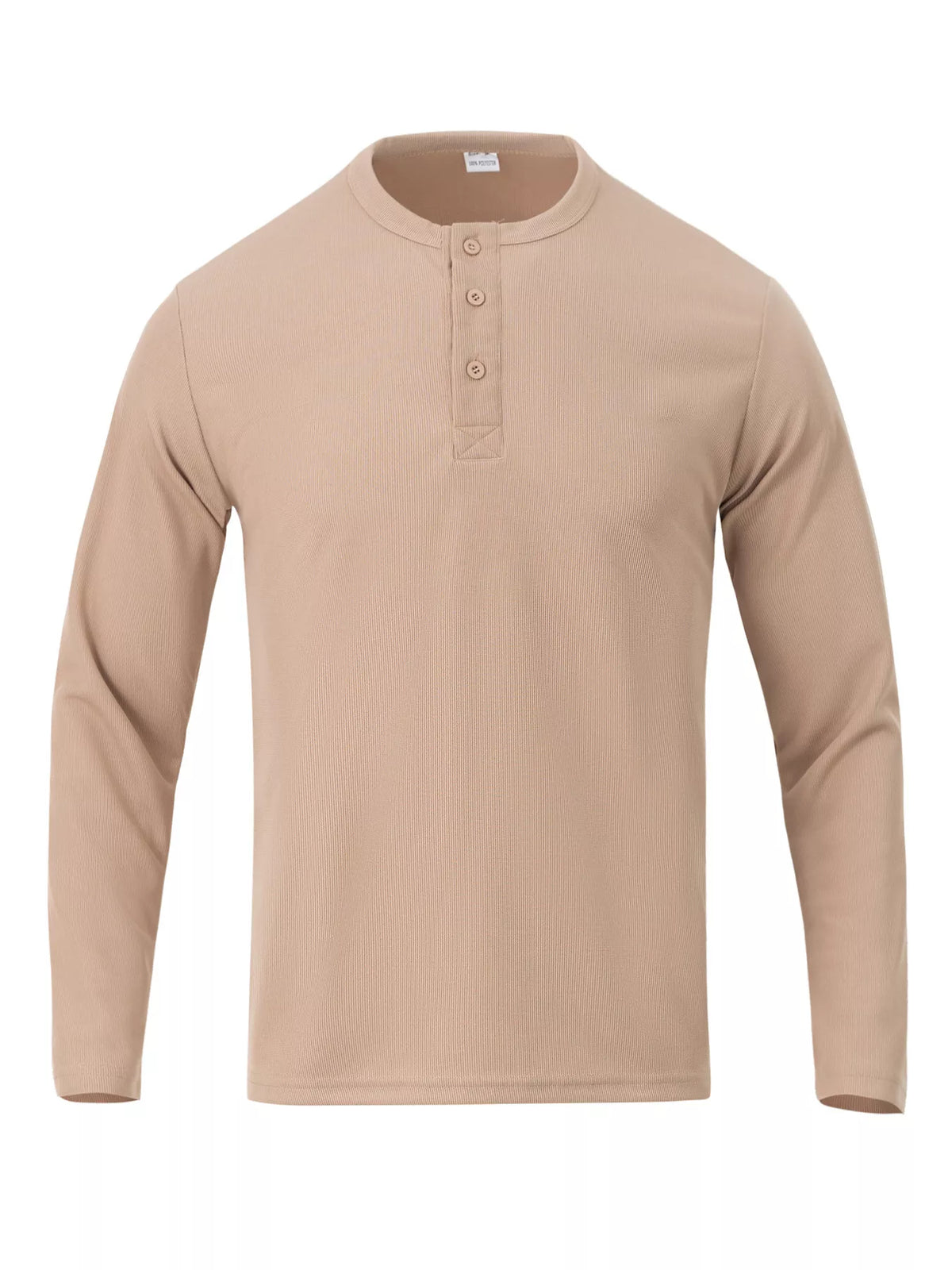 Long-sleeve henley