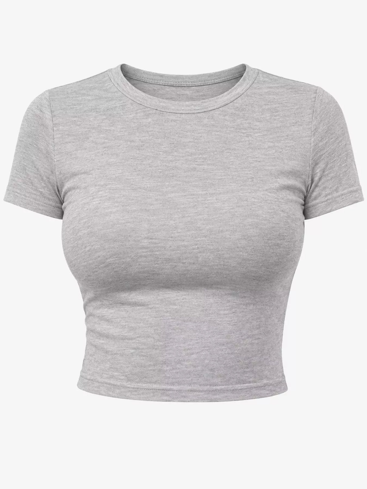 Fitted crew crop tee
