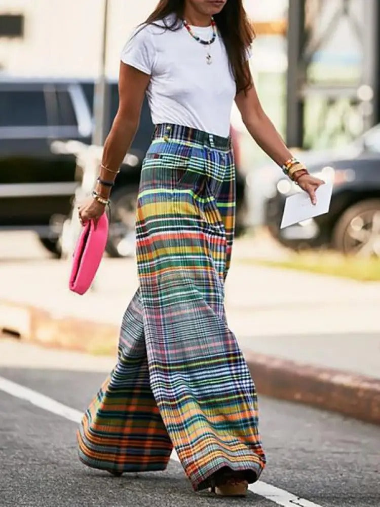 Straight-leg trousers