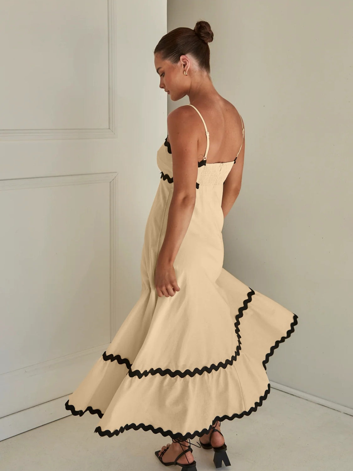 Spaghetti strap maxi dress