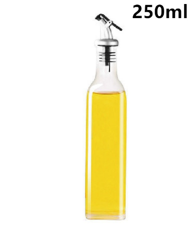 Transparent glass automatic opening and closing nozzle oil bottle