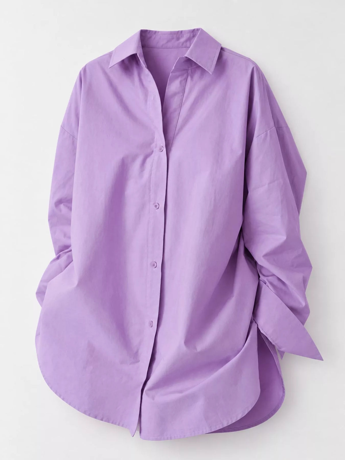 Oversized button-down shirt