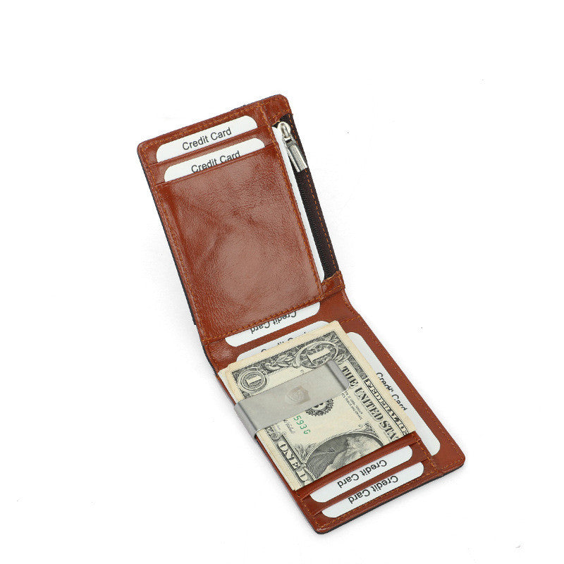 RFID leather wallet