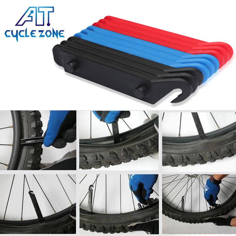 Cycle Zone 4 PCS Colorful Bicycle Tire Tyre Repair Tools Kit Cycling Tyre