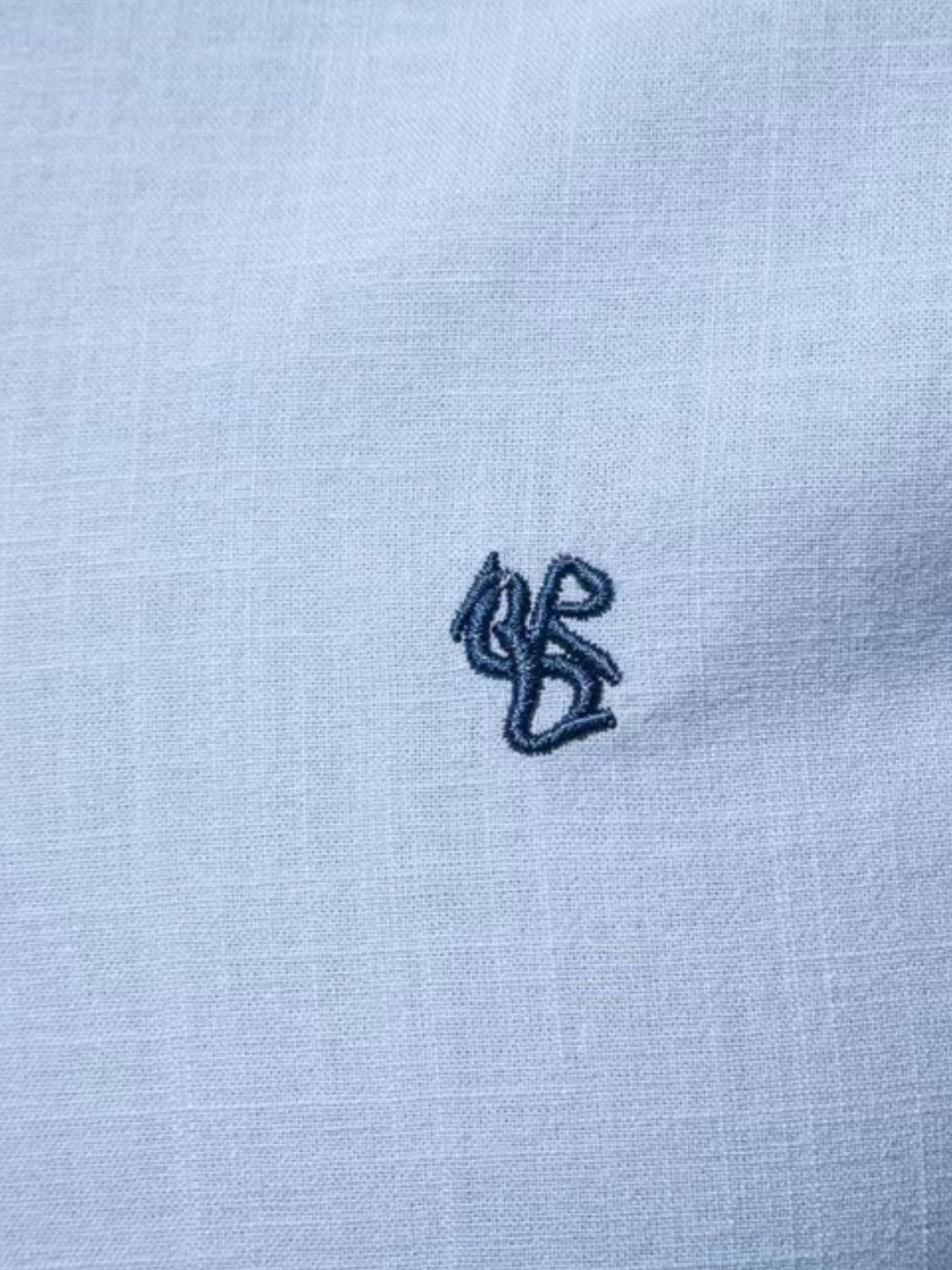 Button down embroidered shirt