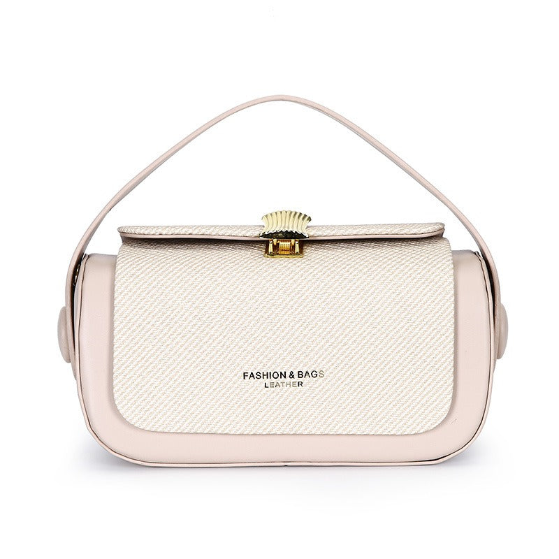 Woven box crossbody bag