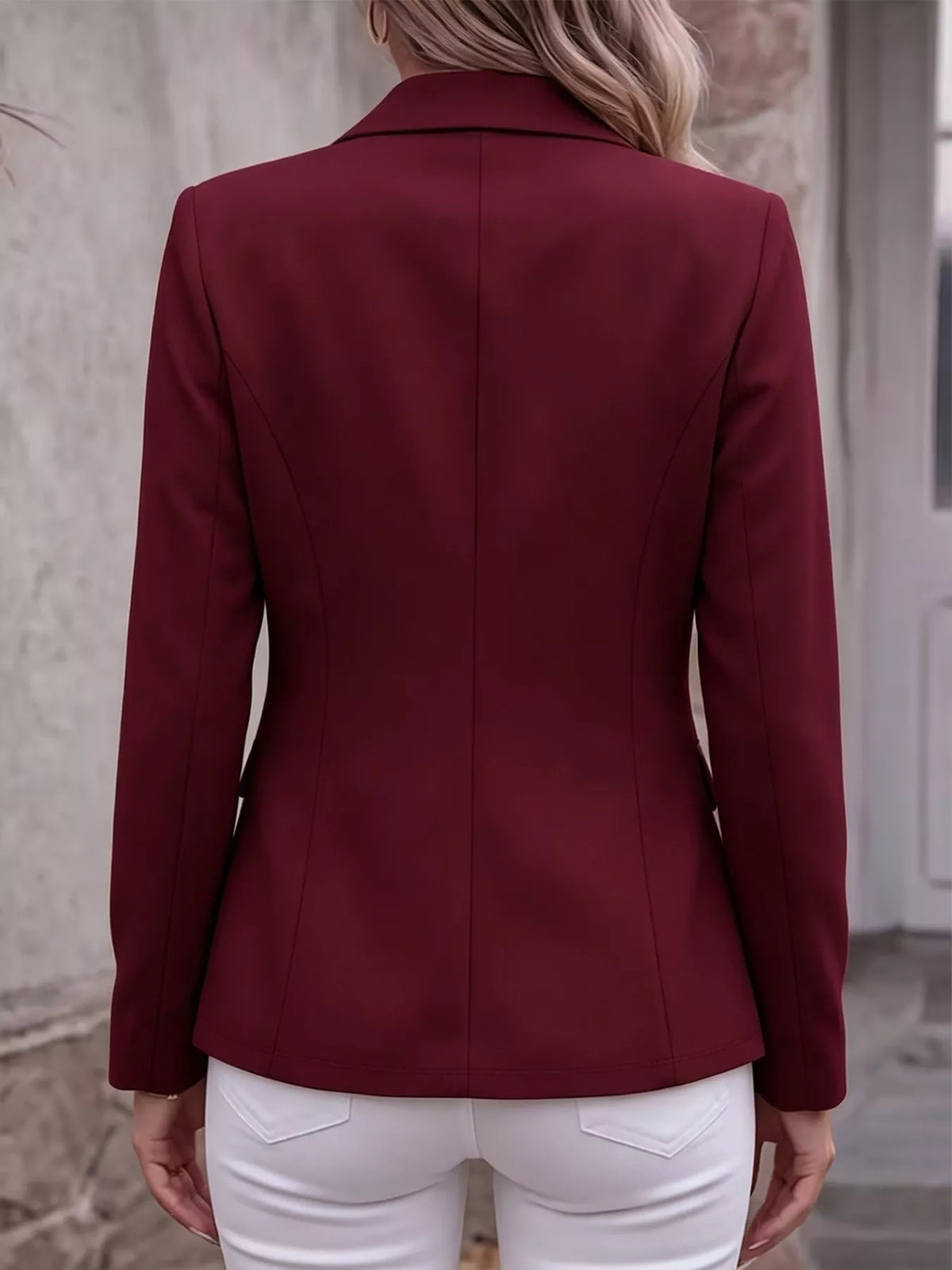 Classic lapel blazer