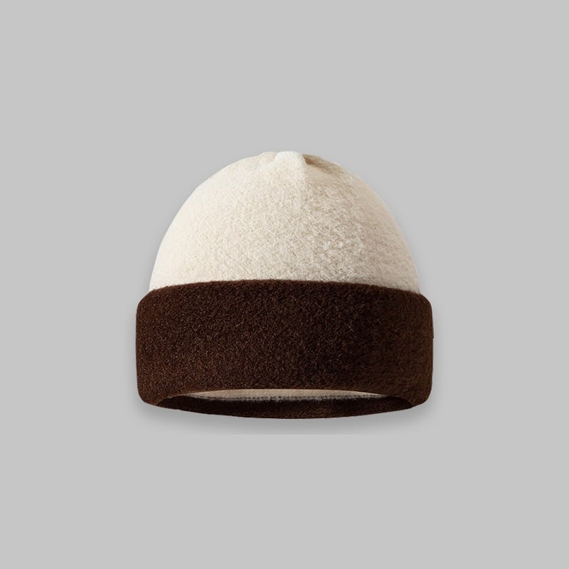 Two-tone fisherman beanie
