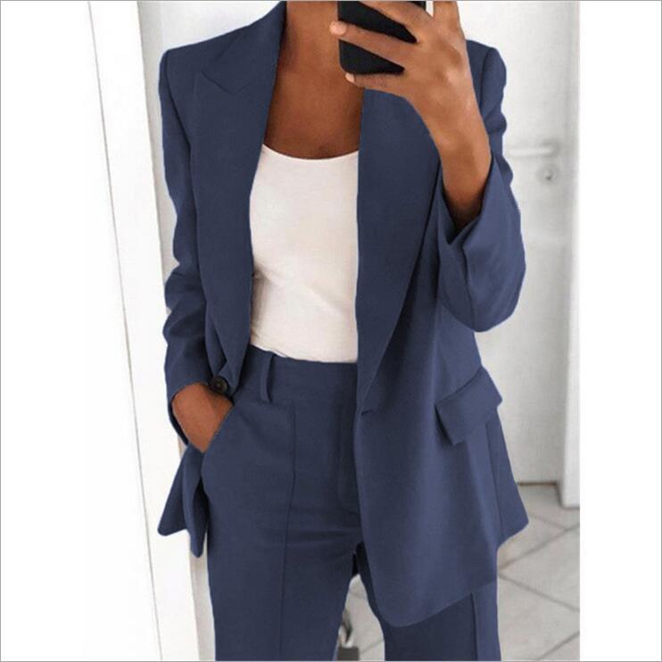Polo-collar blazer