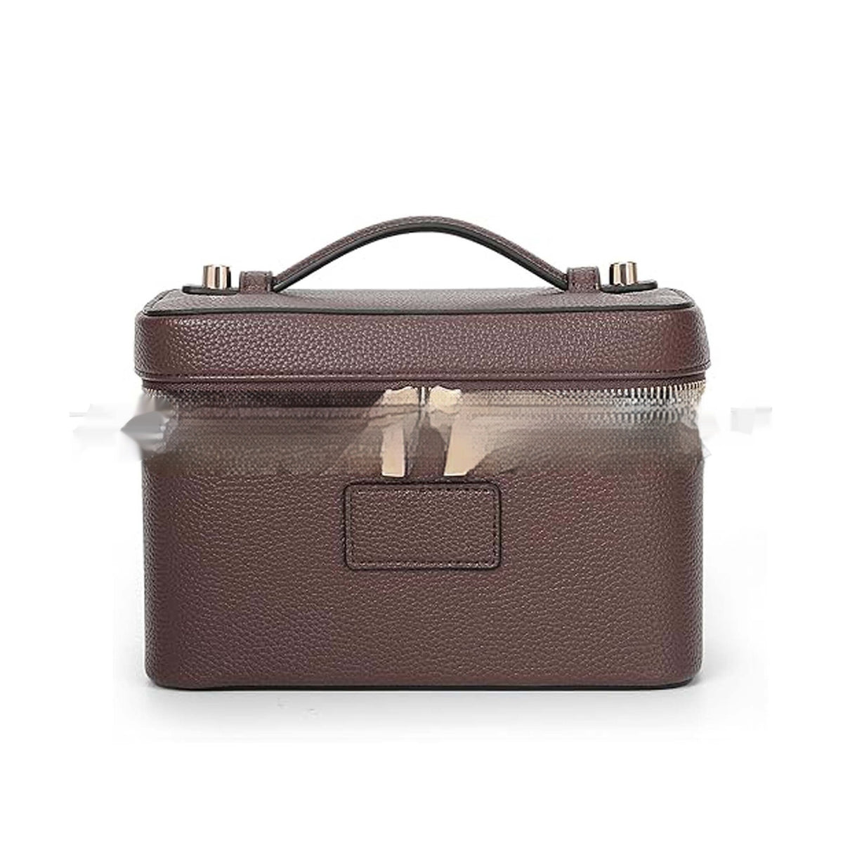 Top-handle vanity case bag
