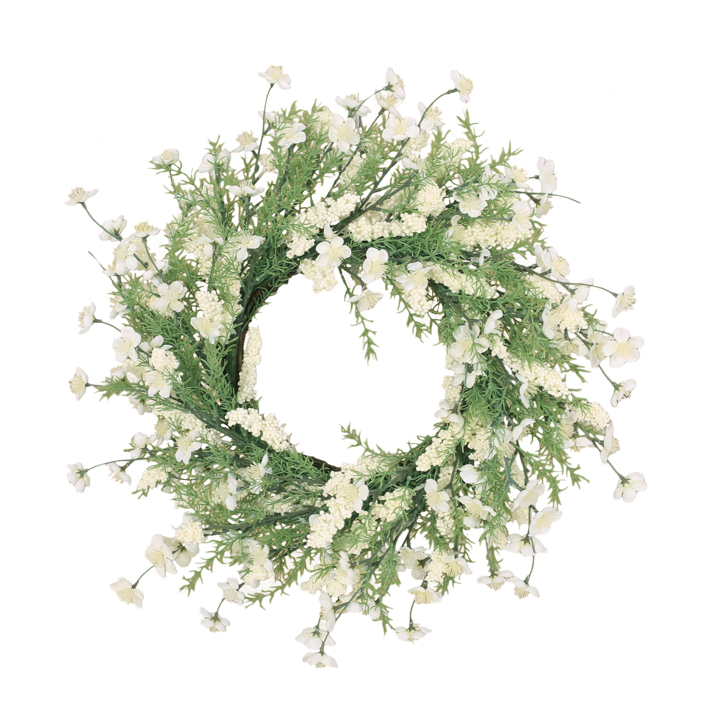 30" Plum Blossom Wreath