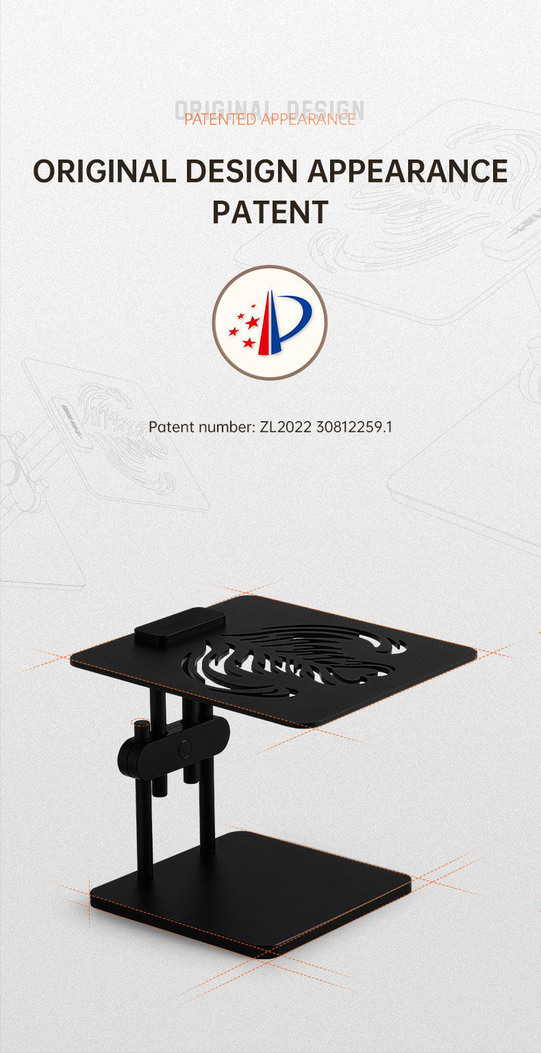 MHW-3BOMBER Adjustable Height Coffee Weighing Rack with Silicone Non-slip Base Electronic Scale Stand Waterproof Barista Tools