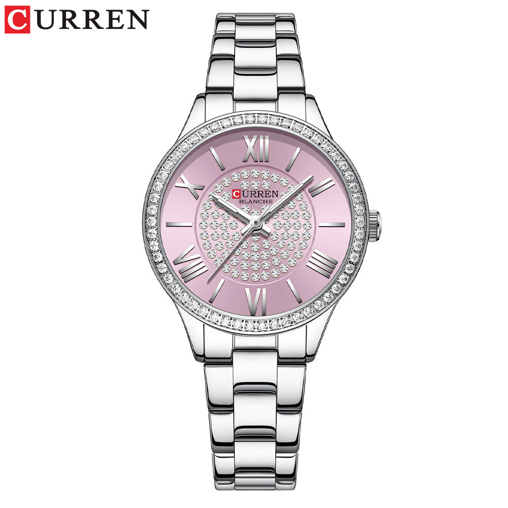 Ladies Watch Fashion Steel Band Watch Casual Ladies Watch Quartz Watch Watch