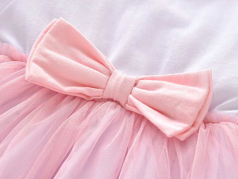 Girls' cotton party dress