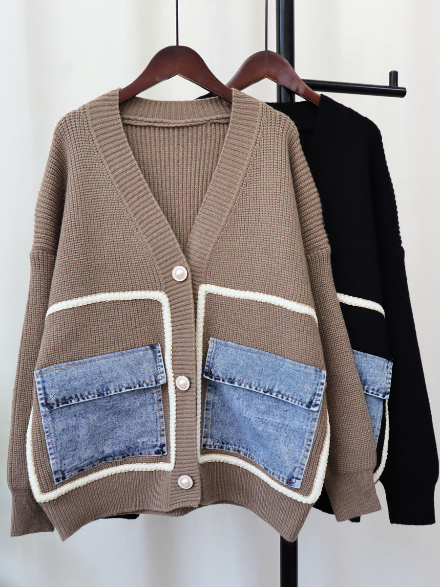 Oversized sweater coat
