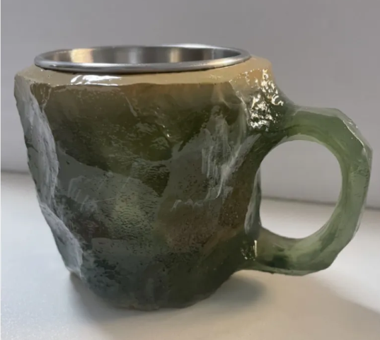 Crystal coffee mug