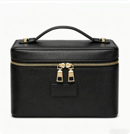 Top-handle vanity case bag