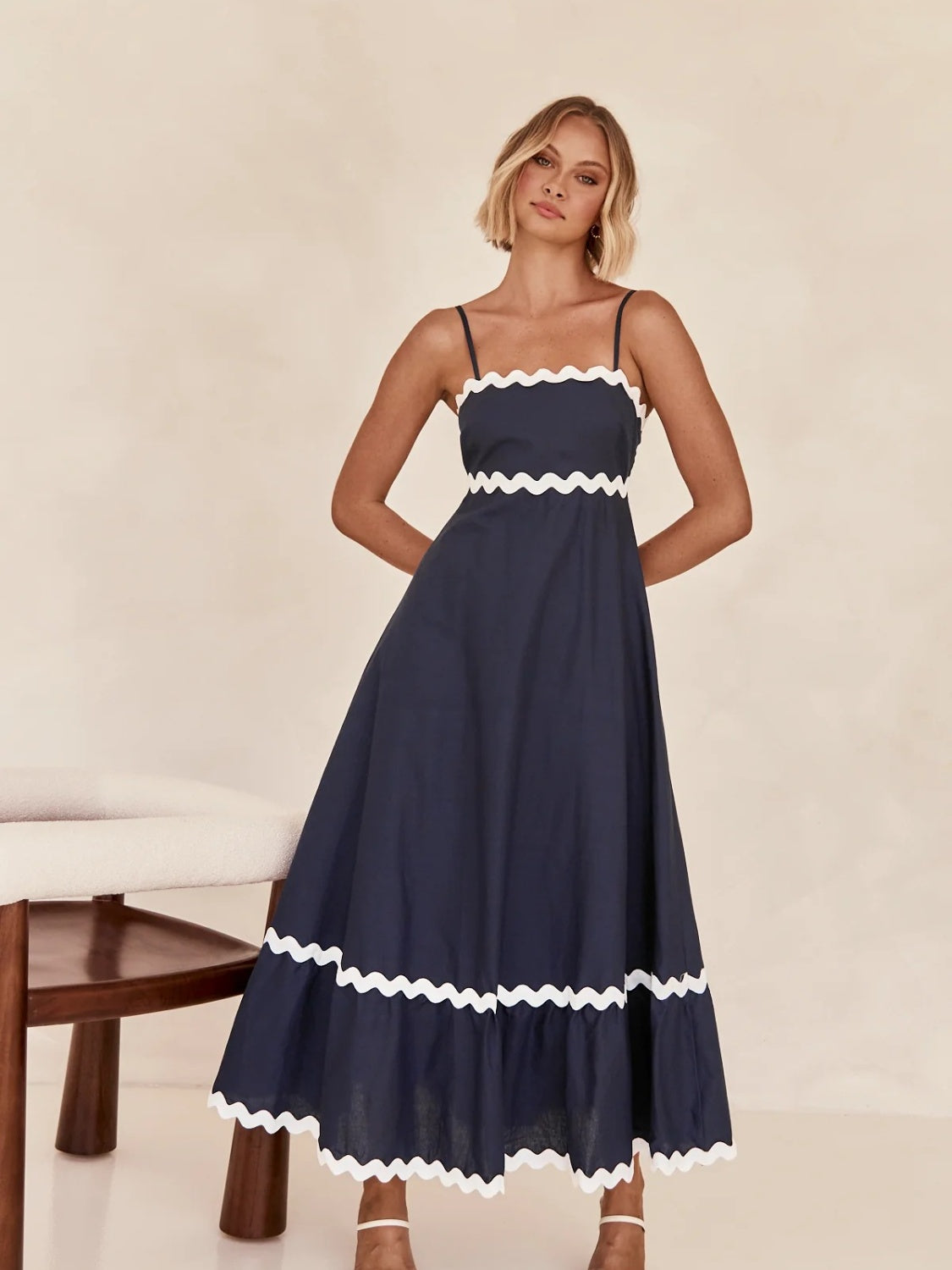 Spaghetti strap maxi dress