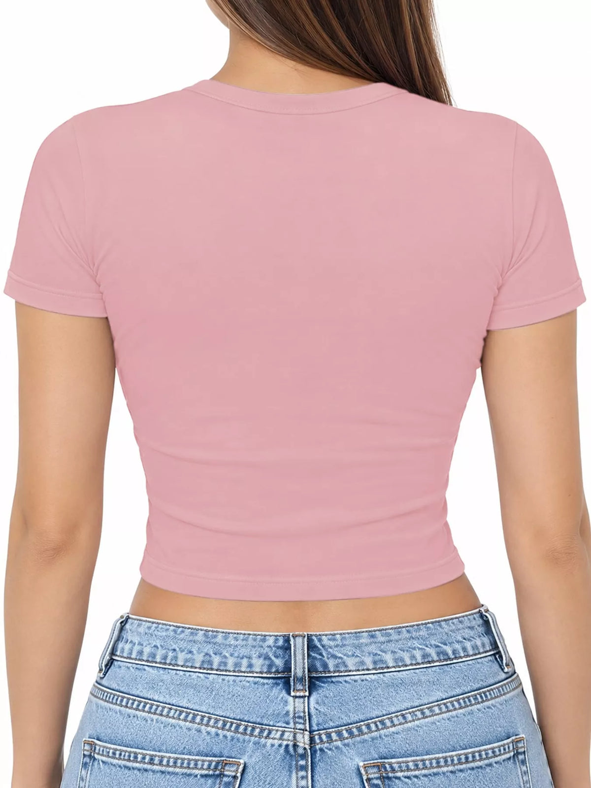Fitted crew crop tee