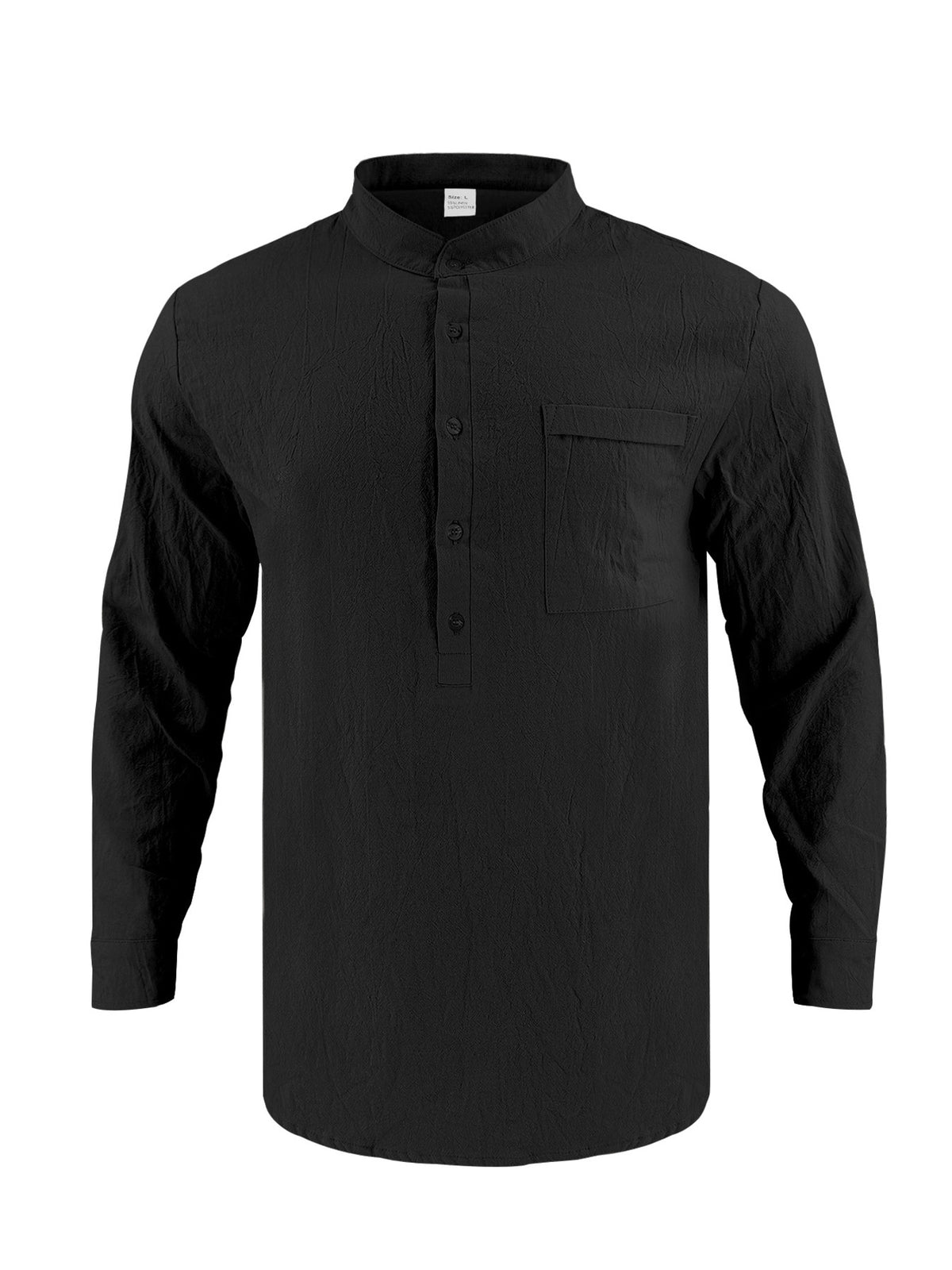 Pocket long-sleeve shirt